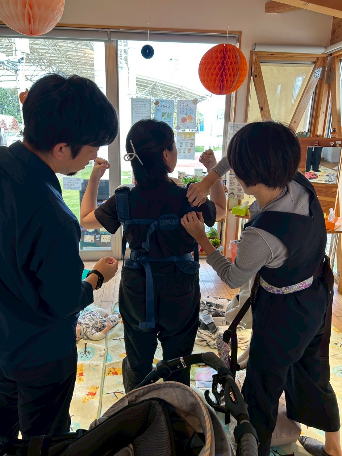 抱っこの様子3
